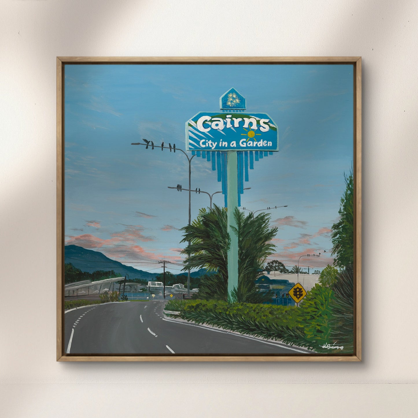 Welcome to Cairns - Square Print