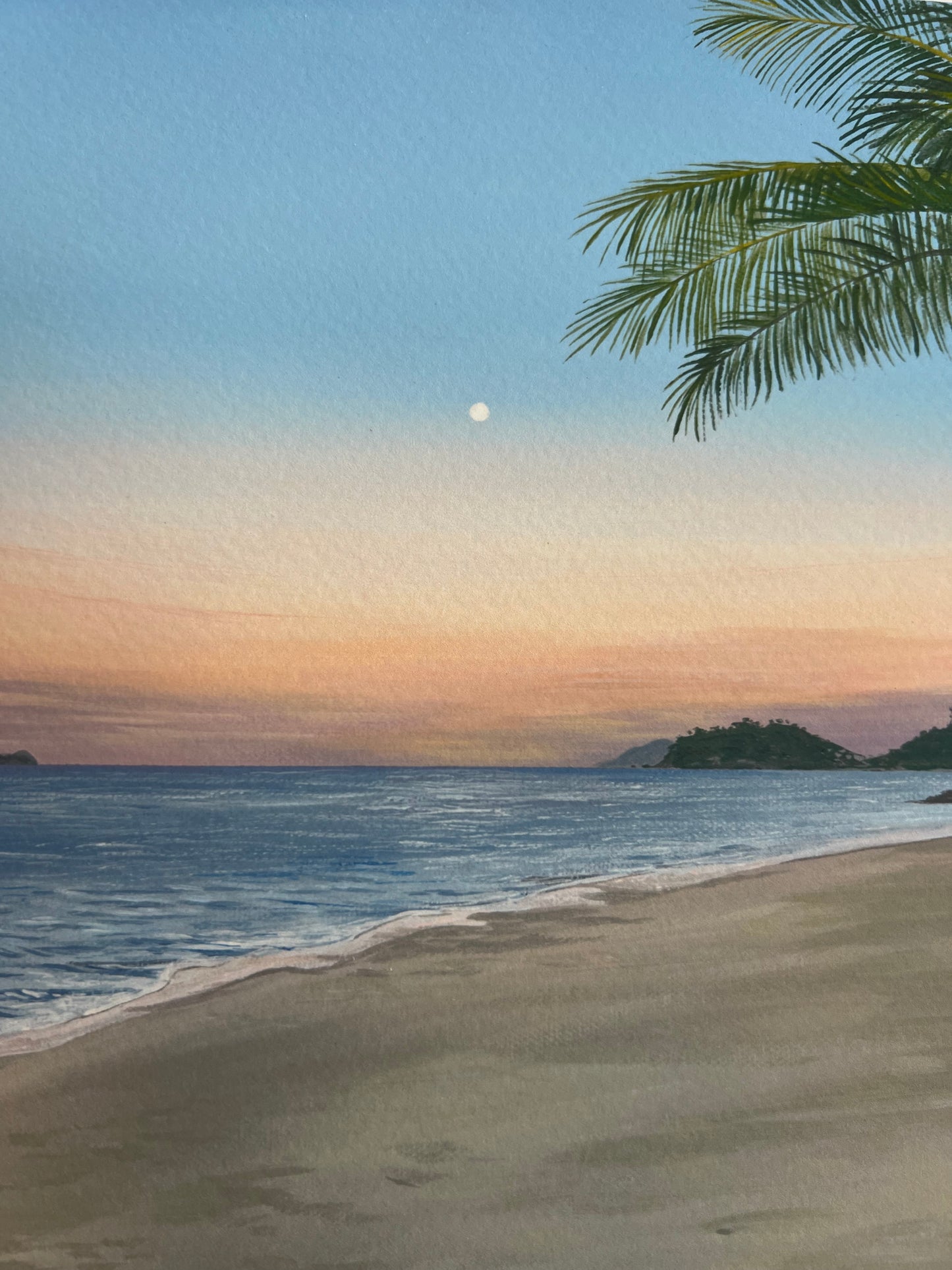 Ellis Beach Sunset - Square Print