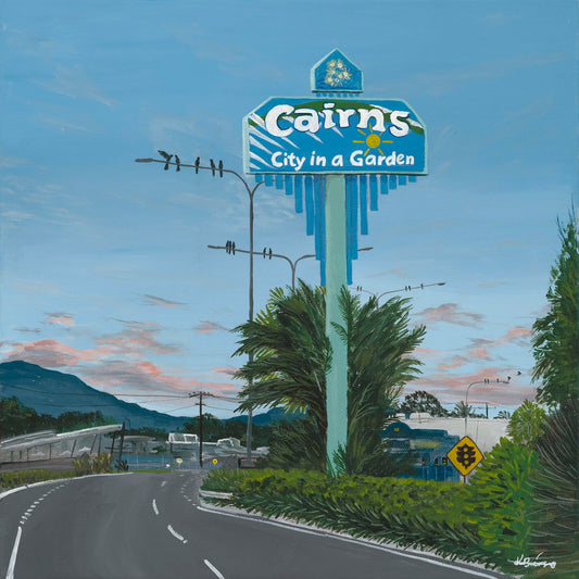 Welcome to Cairns - Square Print